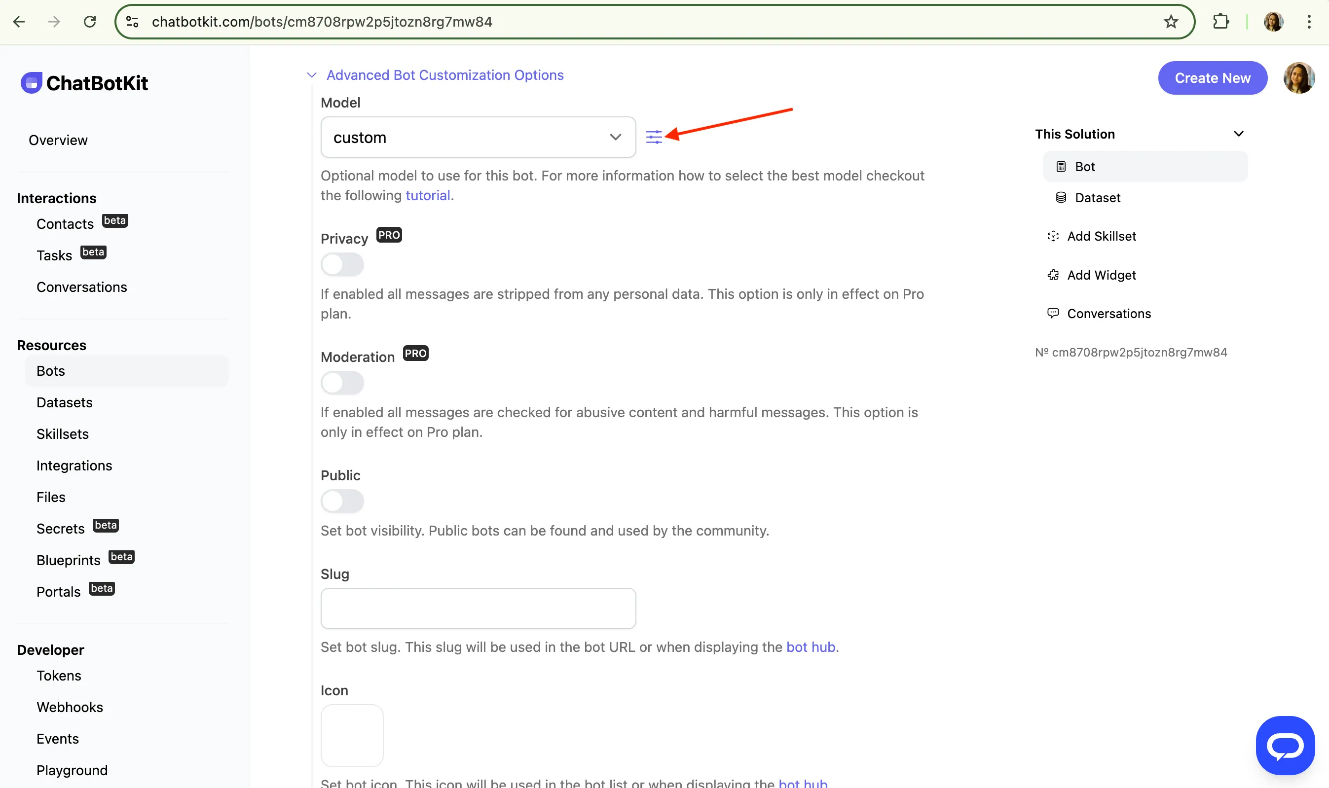 ChatbotKit Connection